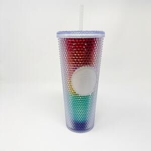 NWT Starbucks Rainbow Pride 2020 Studded Venti Tumbler Cup
